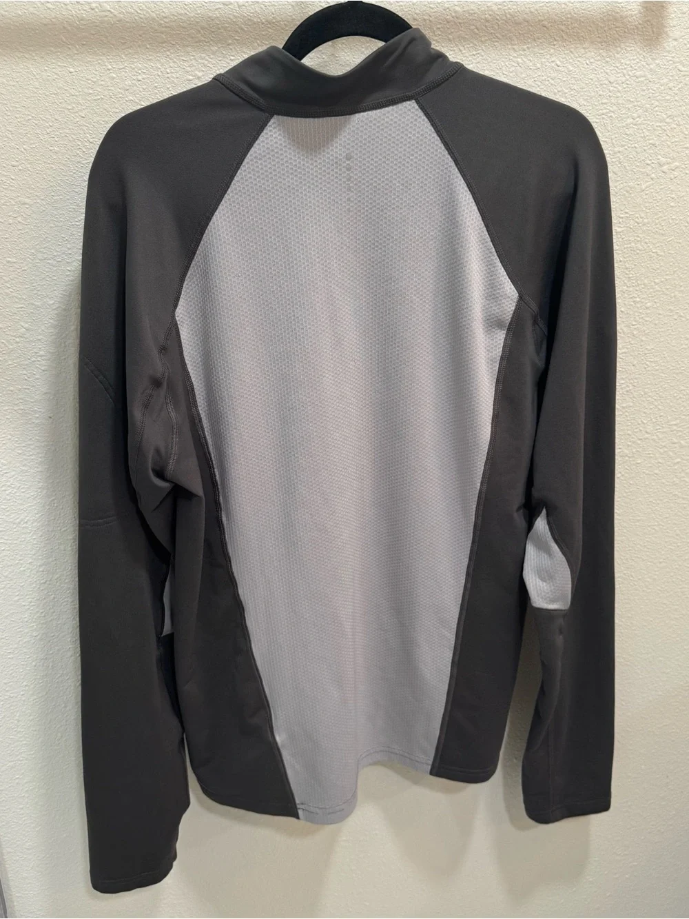 The North Face Pullover Mens L Gray Colorblock 1/4 Zip Flight Series Valor Vick